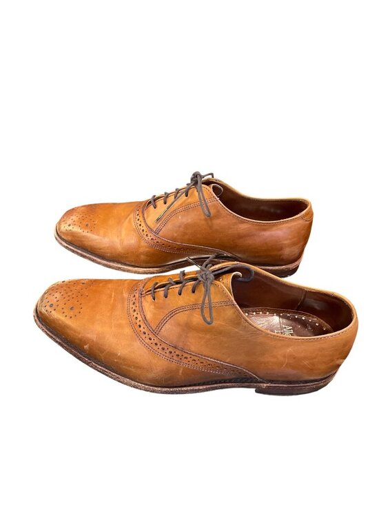 Allen Edmonds Augusta mens USA VTg  brown leather oxford dress shoes sz 8.5E SKU main image 9